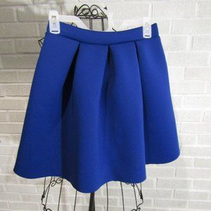 Charlotte Russe royal blue neoprene fabric mini skirt. M